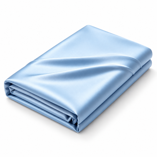 Havenliss Light Blue Satin-Finish Duvet Cover – Smooth Soft-Touch Bedding Cover