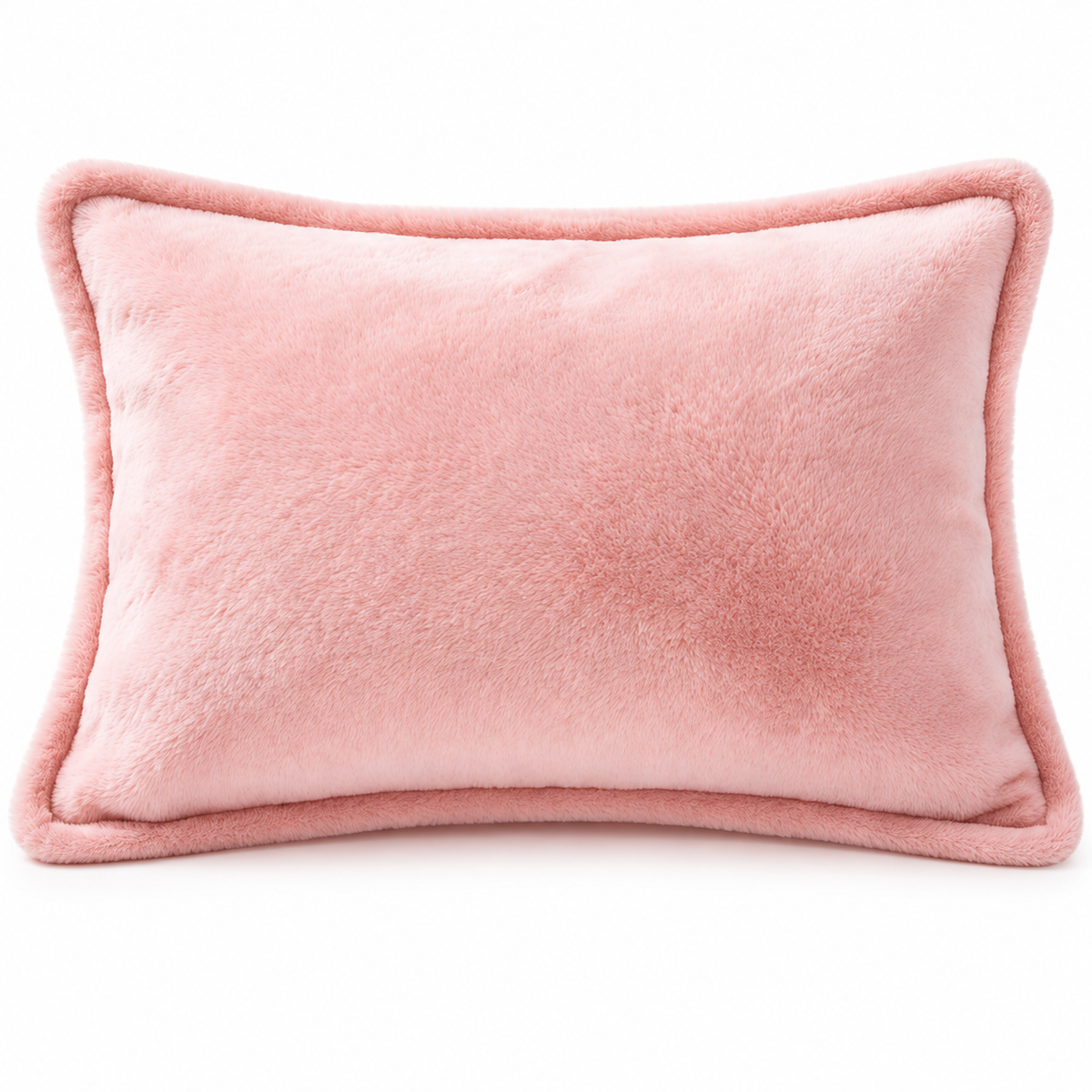 Havenliss Soft Plush Pink Pillowcase – Solid Color Envelope-Style Pillow Cover